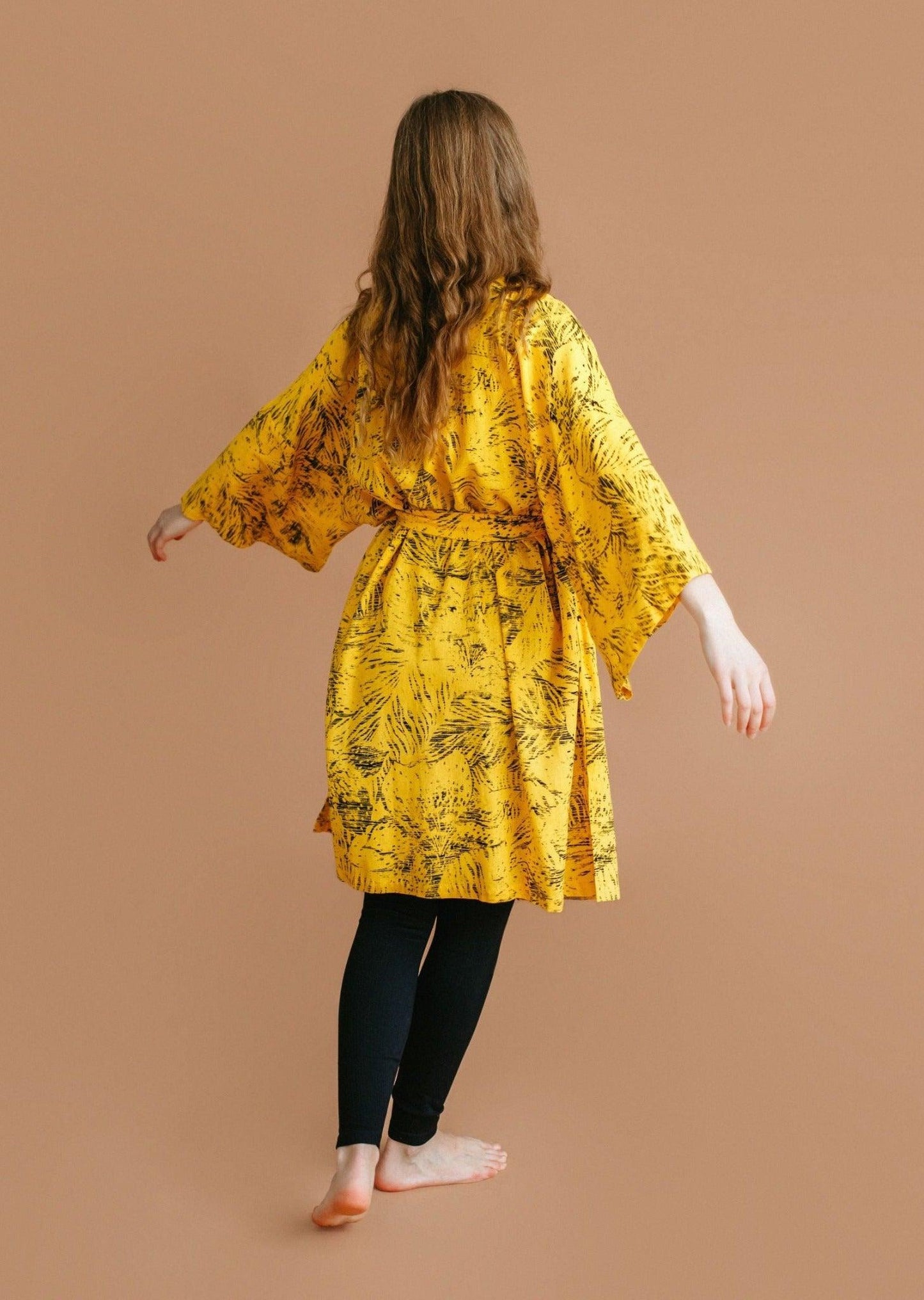 Kollane kimono - Kuldniit
