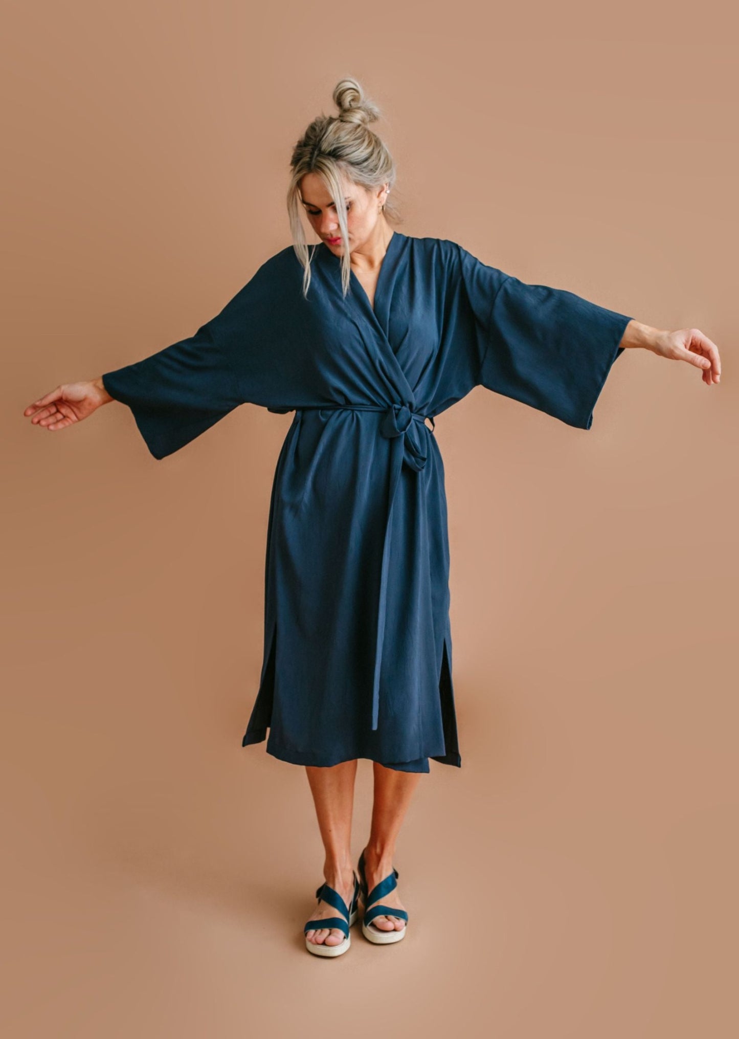 Sinakas hall kimono - Kuldniit