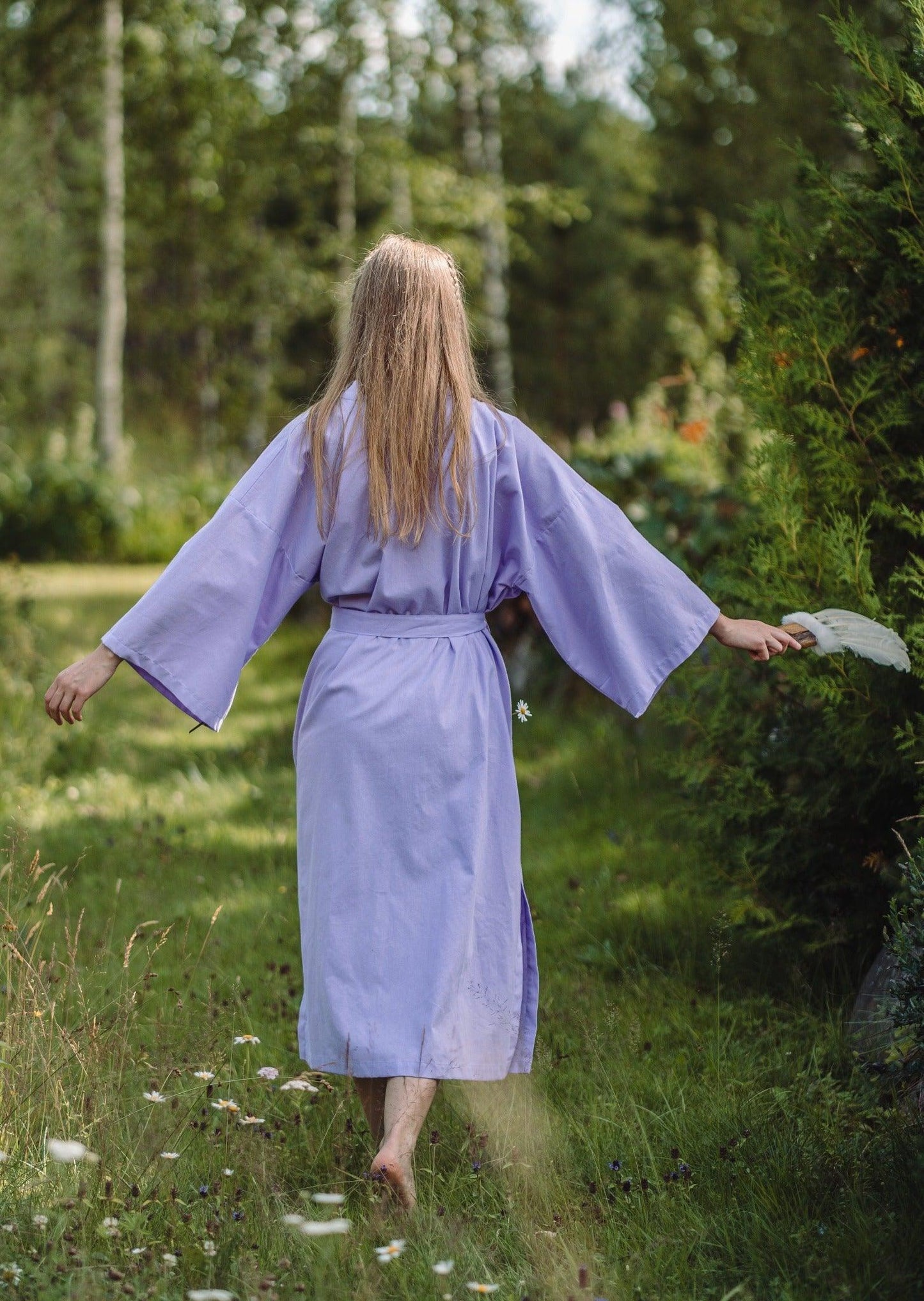 Lilla kimono - Kuldniit