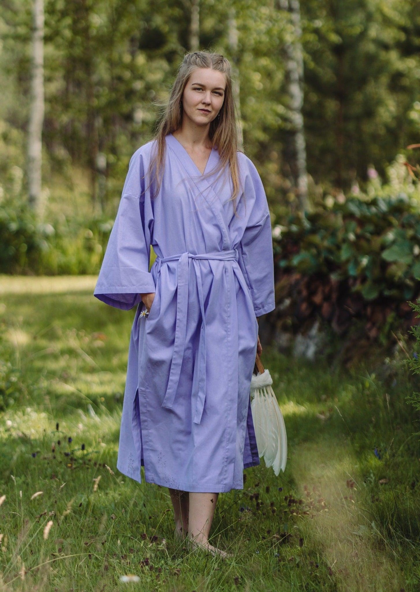 Lilla kimono - Kuldniit