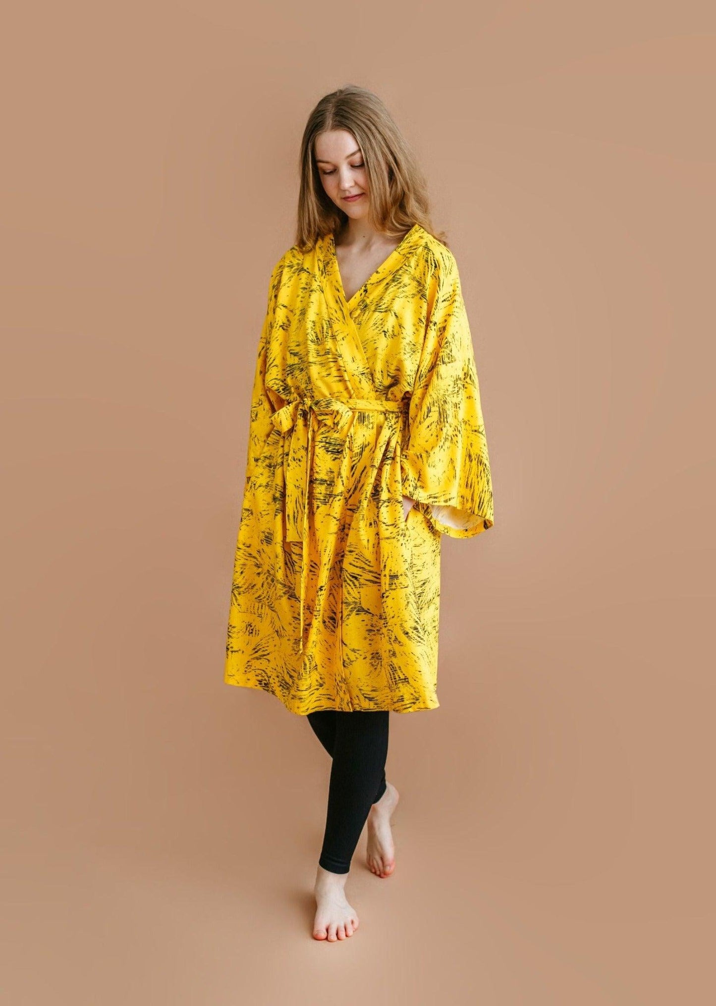 Kollane kimono - Kuldniit