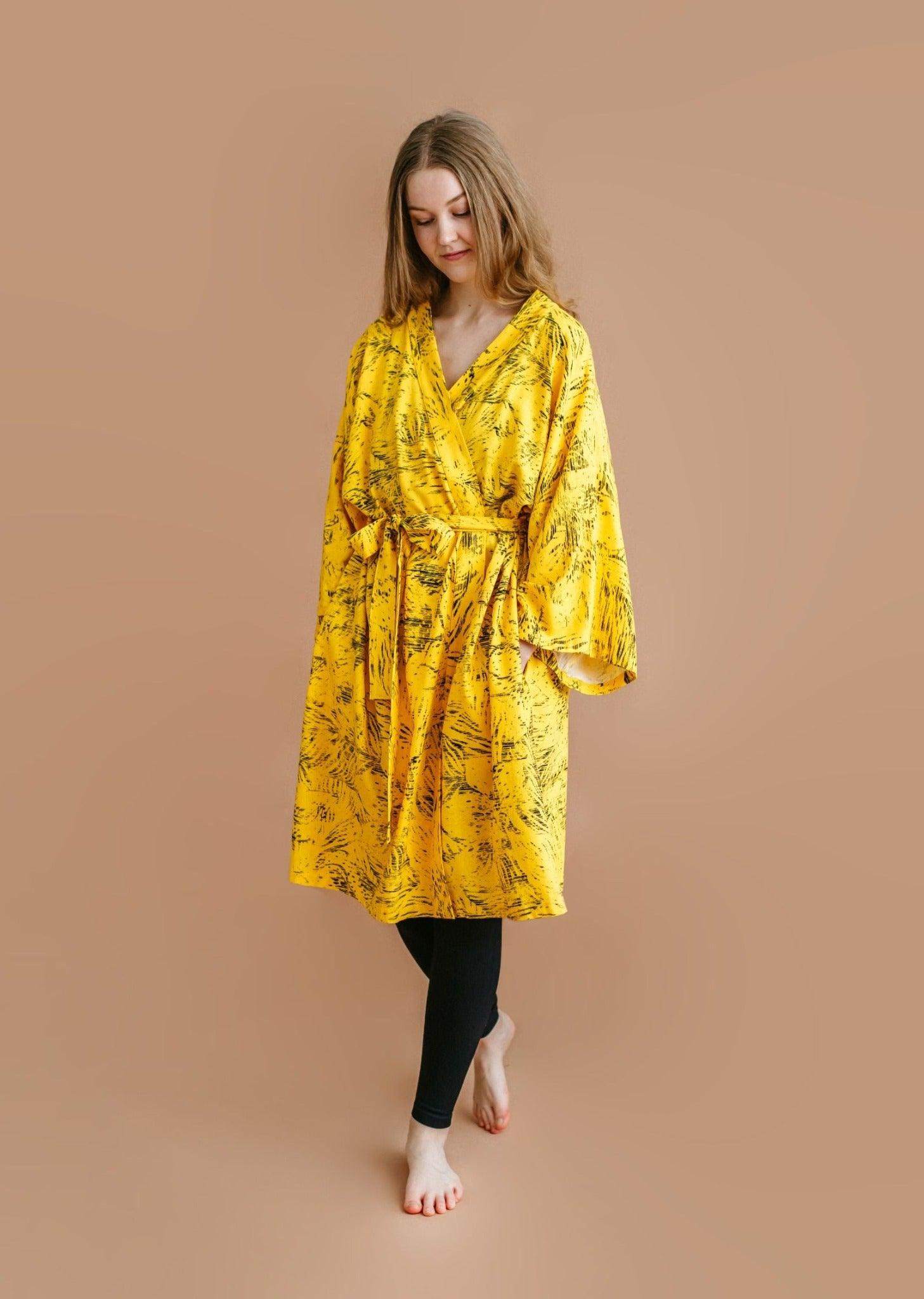 Kollane kimono - Kuldniit