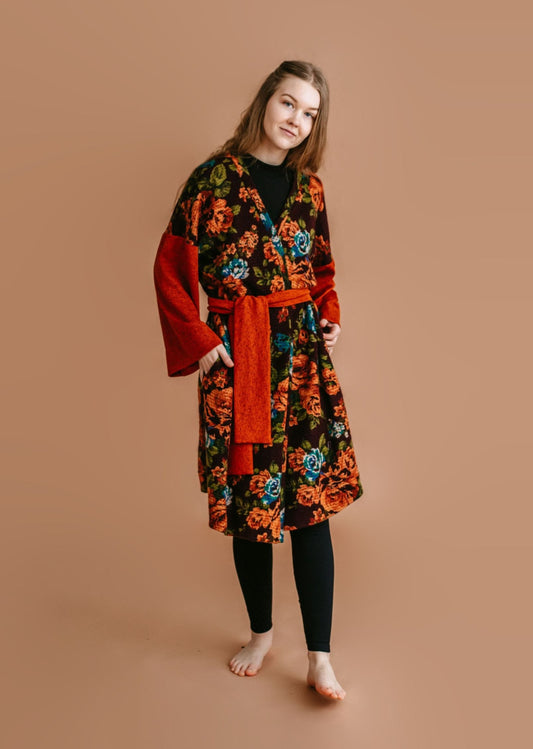 Sügisvärvides kimono - Kuldniit